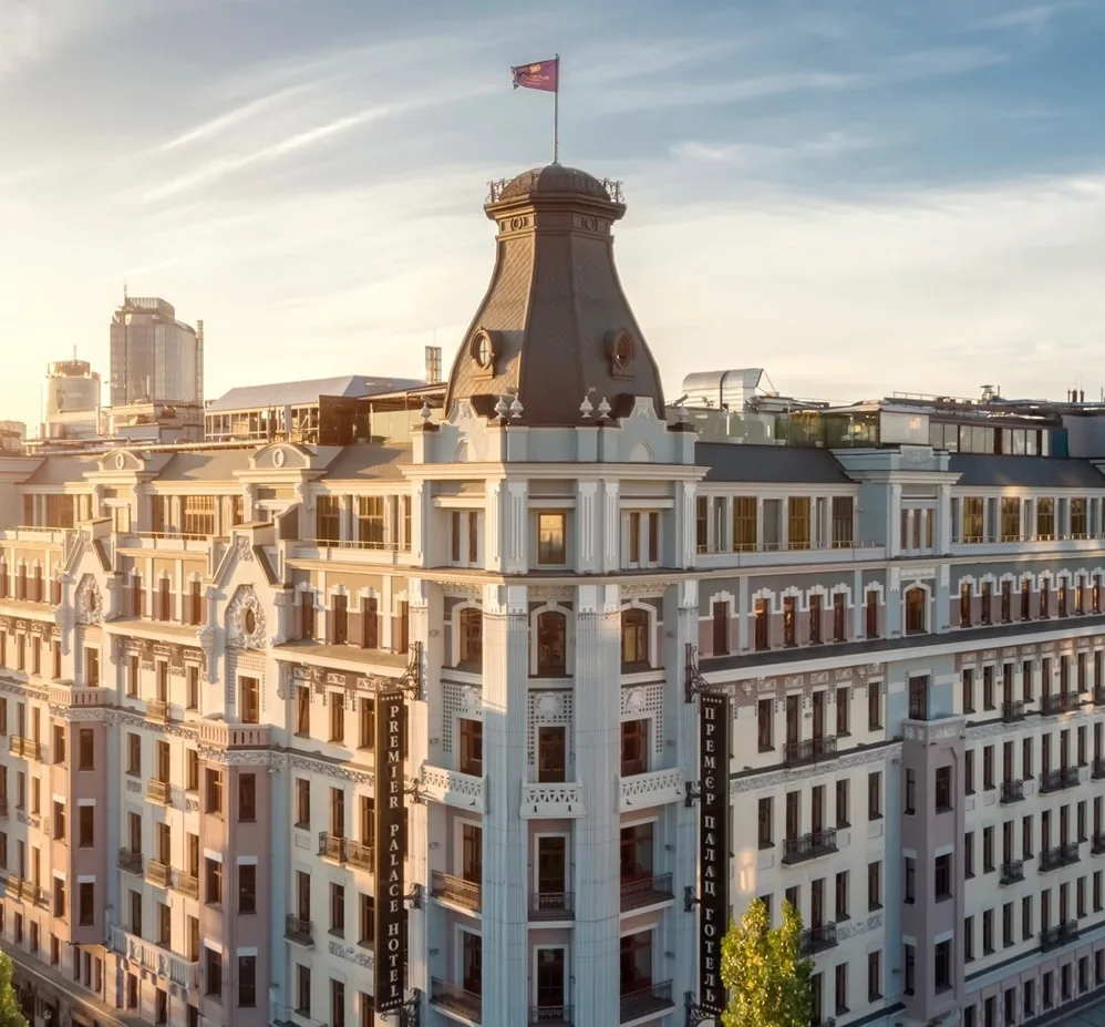 The Premier Palace Hotel in Kyiv, Ukraine.