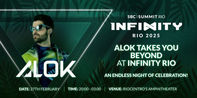 DJ Megastar Alok to Headline INFINITY Rio Finale at SBC Summit Rio