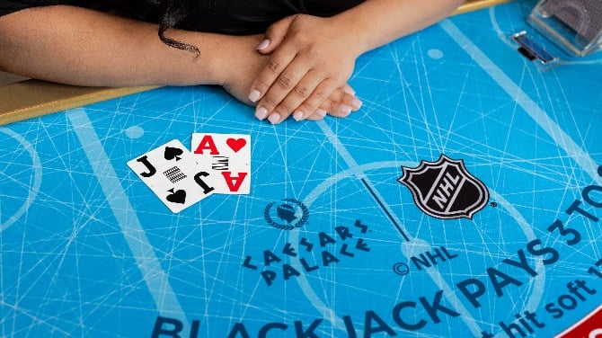 Caesars Digital Introduces NHL Blackjack Game